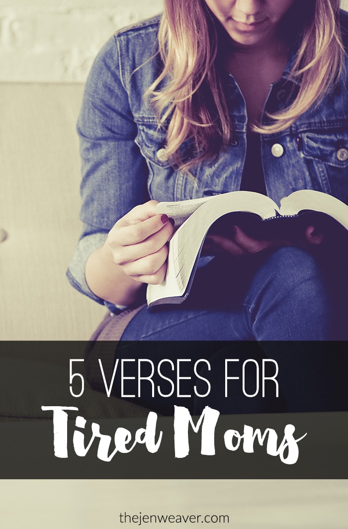 5 Verses for Tired Moms