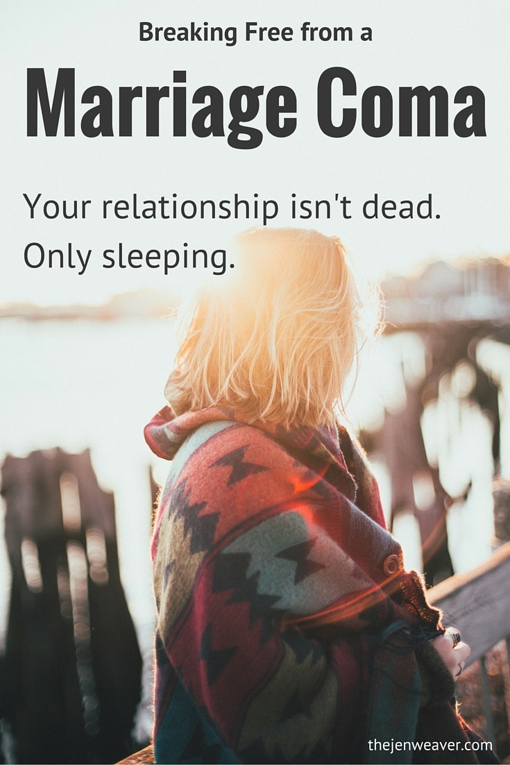 Such an encouraging post! Breaking free from a marriage coma. God can heal your relationship!