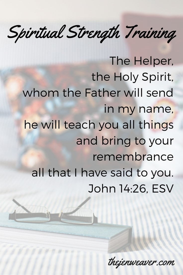 But the Helper, the Holy Spirit, whom the Father will send in my name, he will teach you all things and bring to your remembrance all that I have said to you. (John 14-26, ESV)